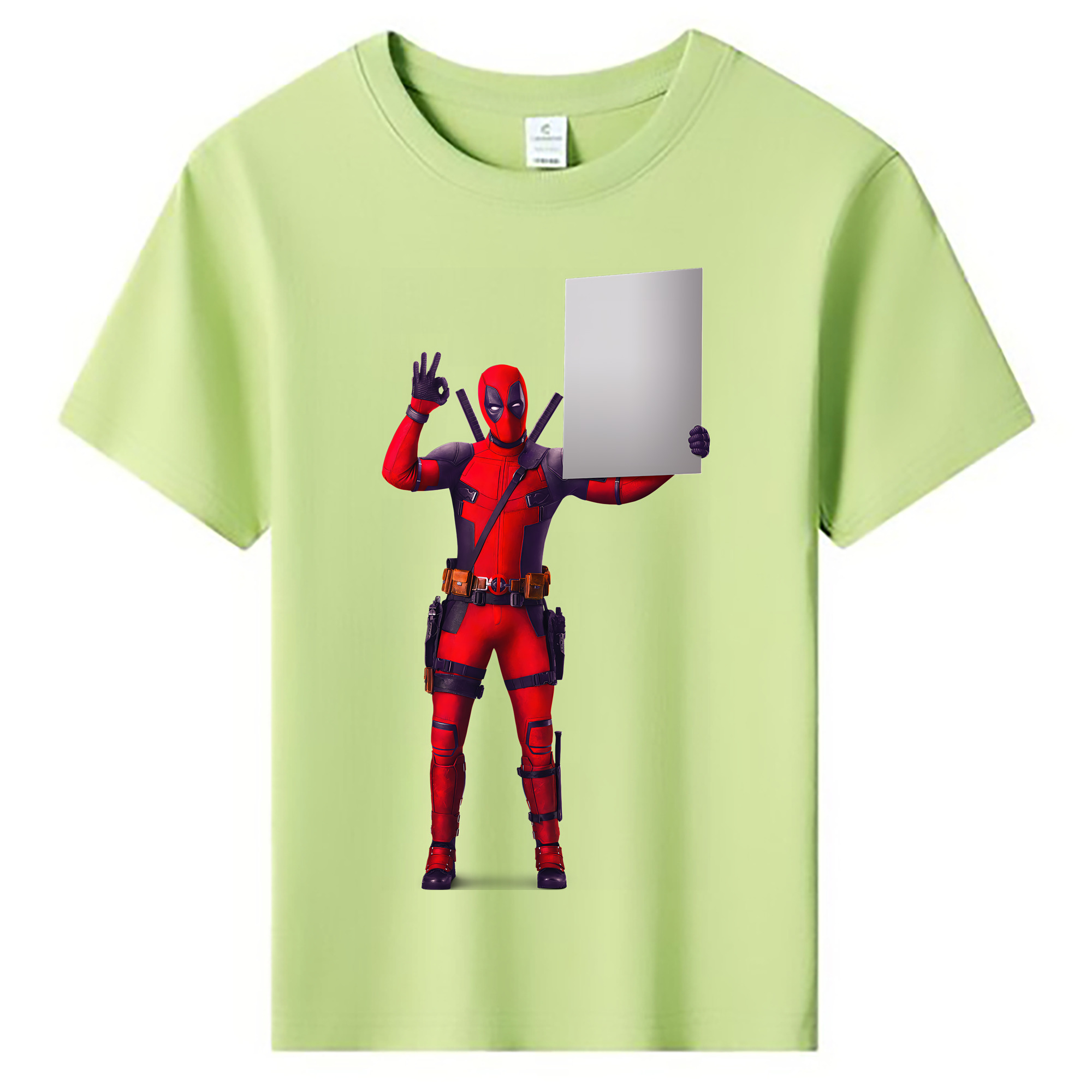 （画像用） Deadpool デッドプール 綿100％キッズTシャツ（フロントプリント）
